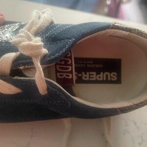 Golden Goose Blue Sneakers Premium Style